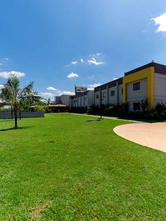 Área verde do hotel para day use